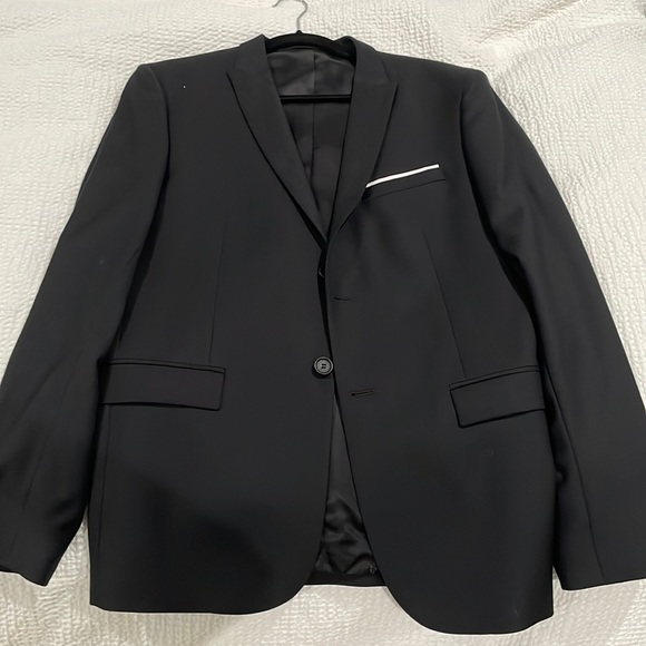 Kooples mens blazer jacket in size 50/ large black